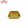 DF99251 thickened stainless steel basin, rectangular flat-bottomed square basin, grilled fish square plate, cured meat storage basin, deepened tray, hotel towel plate, DF TRADING HOUSE Specification image